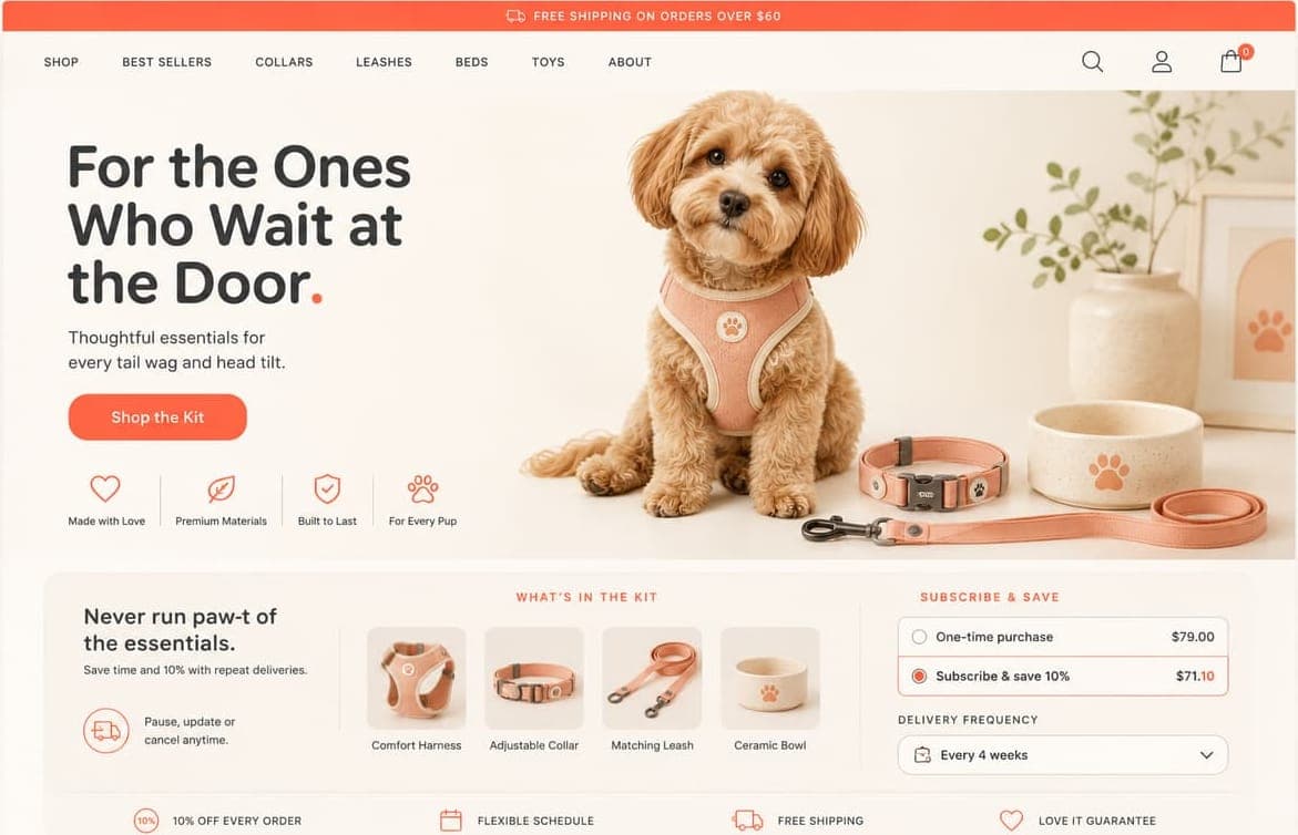 Pawette & Co. — Shopify store built by Rystella